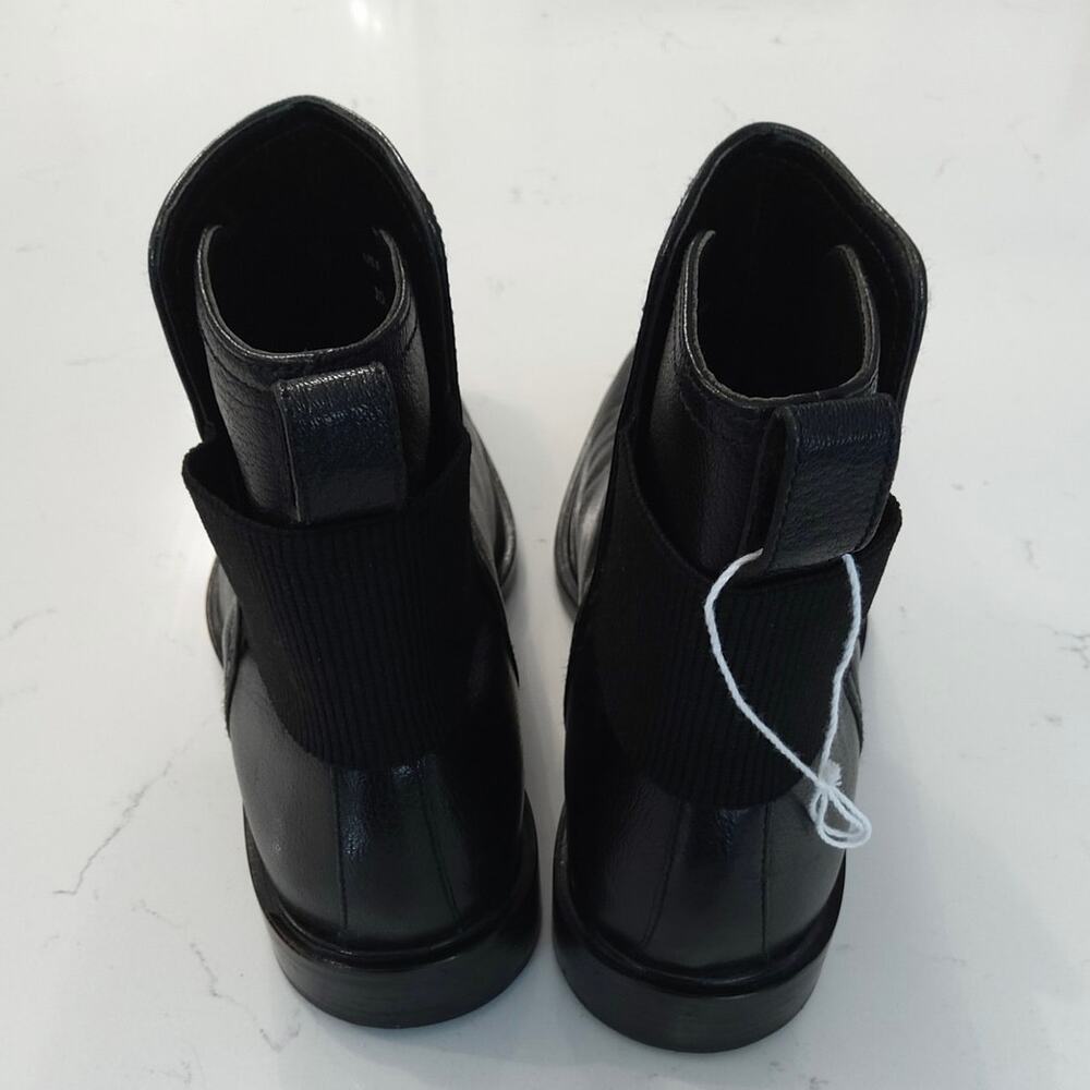 Cole Haan Nike Air Collab ankle boots sz 8.5 Blk dress slip on Officecore New - Picture 2 of 8